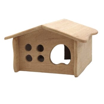 Durian Hütte, 29x17x26cm, aus Durianholz