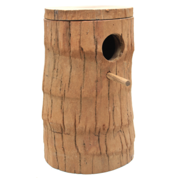 Großsittich Nisthöhle aus Palmenstamm