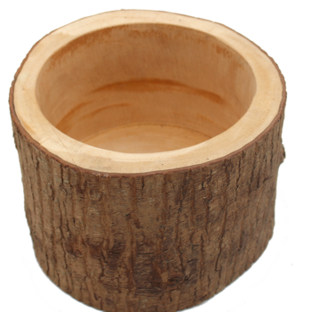 Bali Cup, Futternapf aus Mahagoni, Innen Ø 15cm