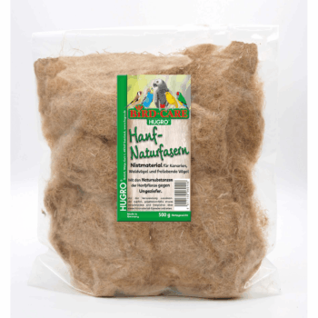 Nistmaterial Hanffasern für Vögel 500 gr. Btl