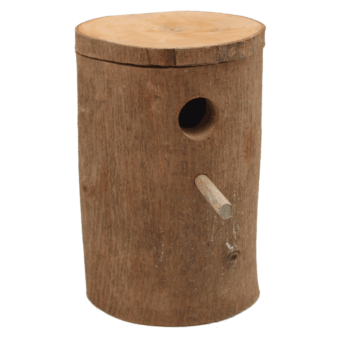 WS Nisthöhle Mahagoni Natur 25cm hoch