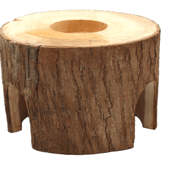 Timpuseng Cave, aus Mahagoni, Ø 18cm, Höhe 15cm