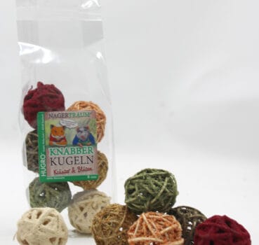 Knabber-Kugeln aus Rattan